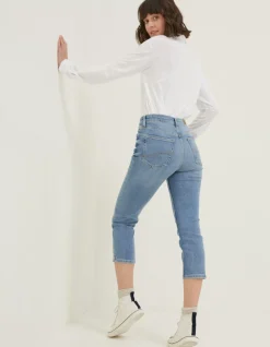FatFace Capri Sway Slim Jeans Light Blue Outlet