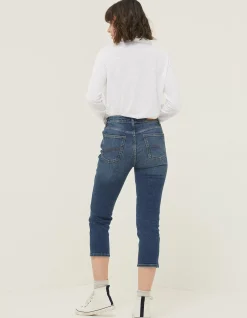FatFace Capri Sway Slim Jeans Mid Blue New