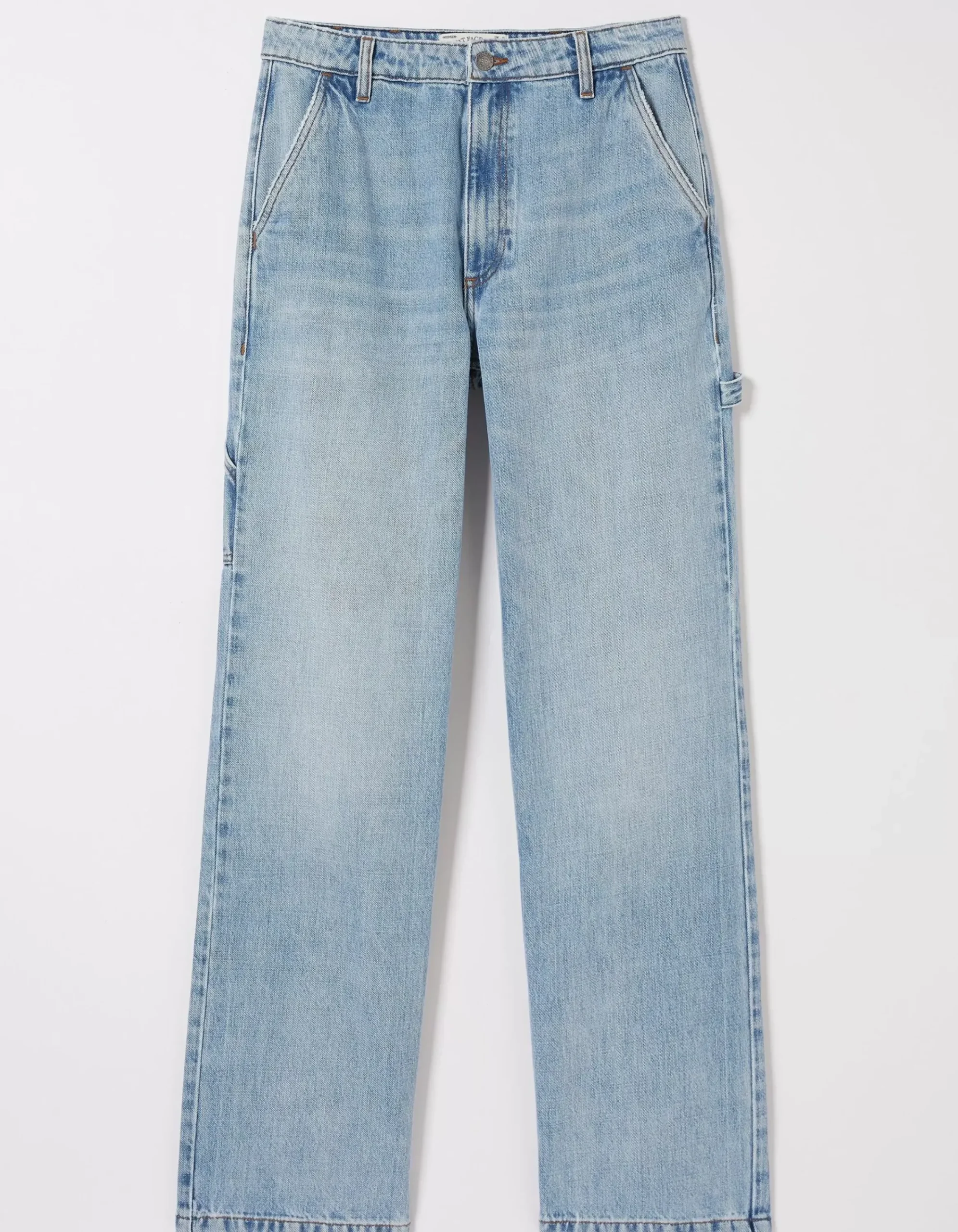 FatFace Caris Carpenter Jeans Light Denim Blue Outlet
