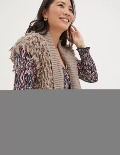 FatFace Cecile Waistcoat Light Stone Sale