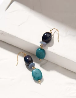 FatFace Ceramic Bead Earrings Multi Sale