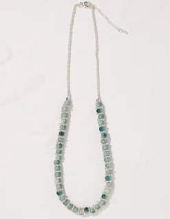 FatFace Ceramic Bead Necklace Blue Best