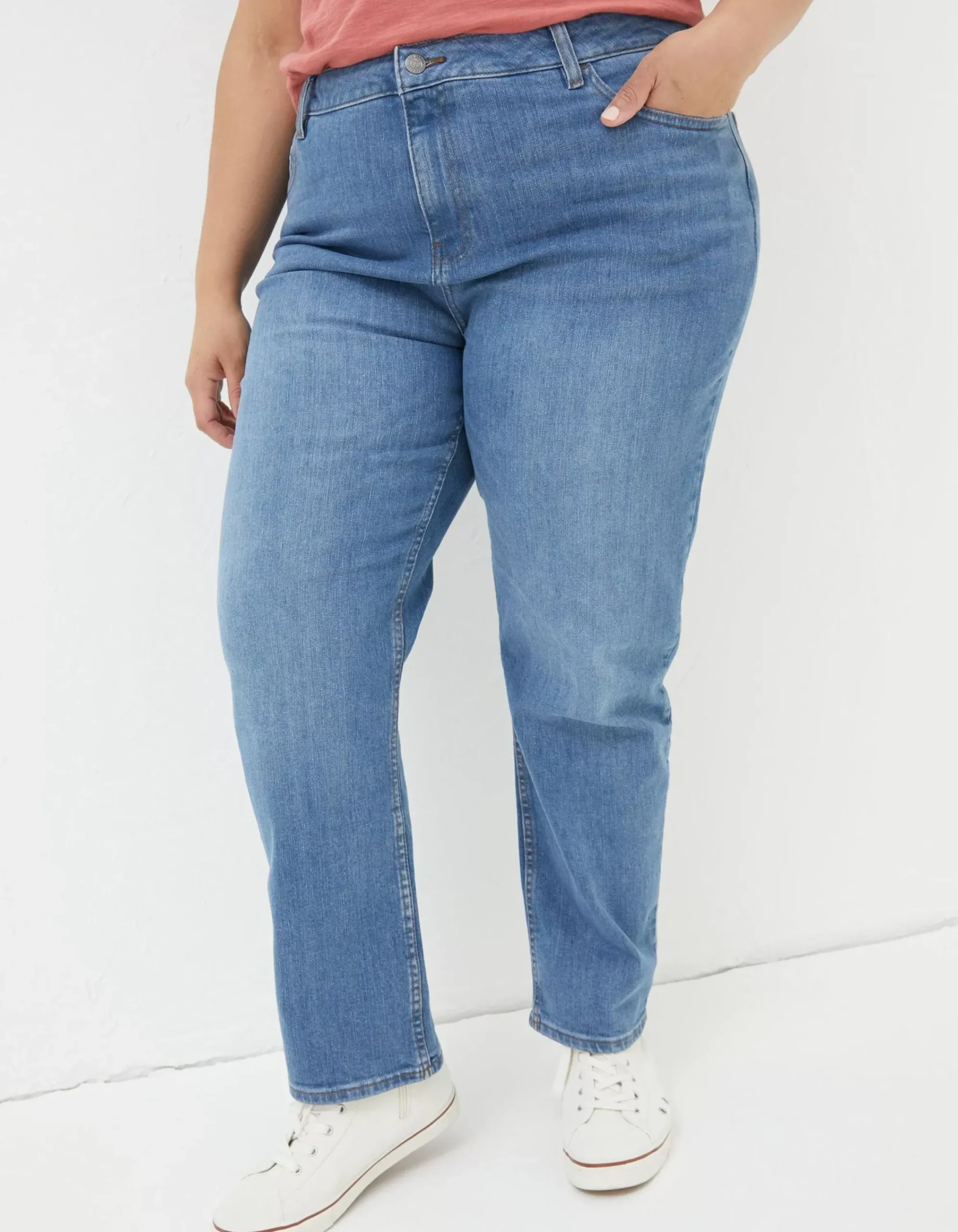 FatFace Chesham Girlfriend Light Wash