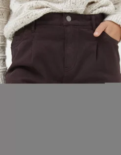 FatFace Cleo Canvas Barrel Leg Chino Purple Outlet