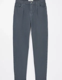 FatFace Cleo Canvas Barrel Leg Chino Blue