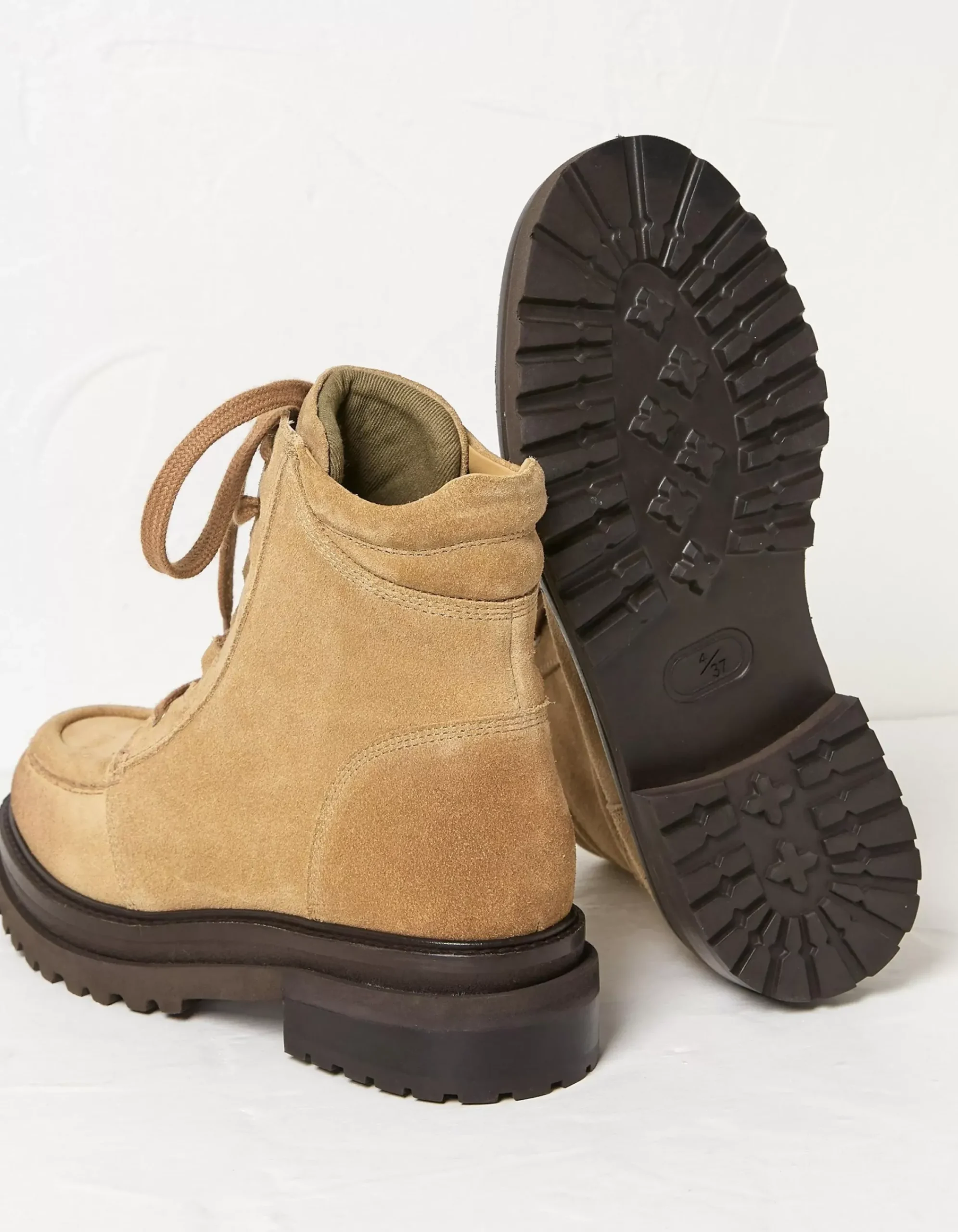 FatFace Clover Suede Apron Ankle Boot Tan Online