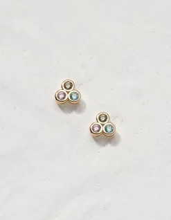 FatFace Cluster Gem Studs Multi Online