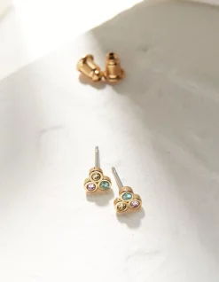 FatFace Cluster Gem Studs Multi Online