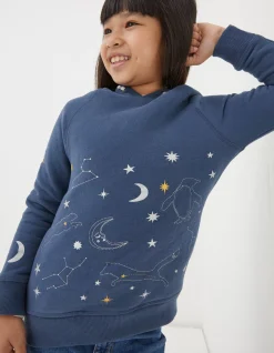 FatFace Constellations Hoodie Navy Online
