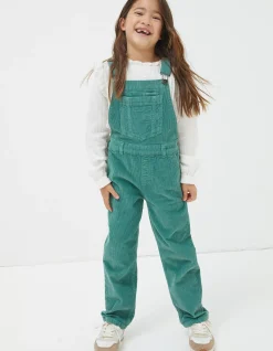 FatFace Cora Cord Dungaree Teal Green Best
