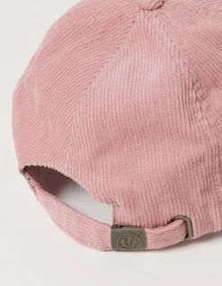 FatFace Cord Baseball Cap Rose Pink New
