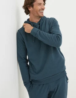 FatFace Croyde Hoodie Teal Blue Hot
