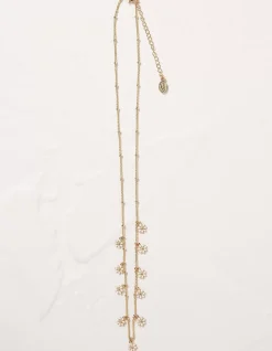FatFace Daisy Chain Necklace Gold Outlet