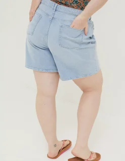 FatFace Darley Denim Shorts Bleach Wash Outlet