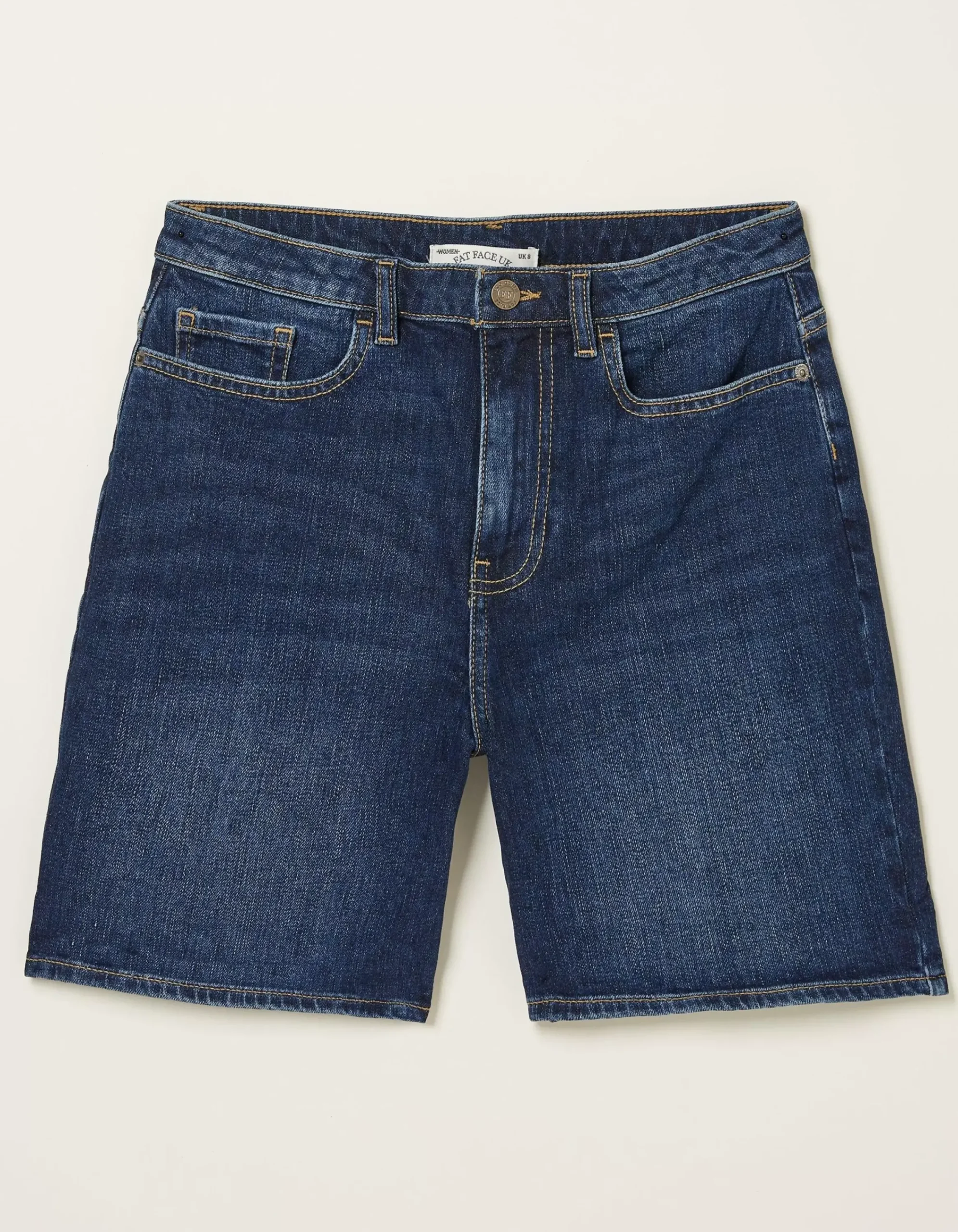 FatFace Darley Denim Shorts Dark Blue Discount
