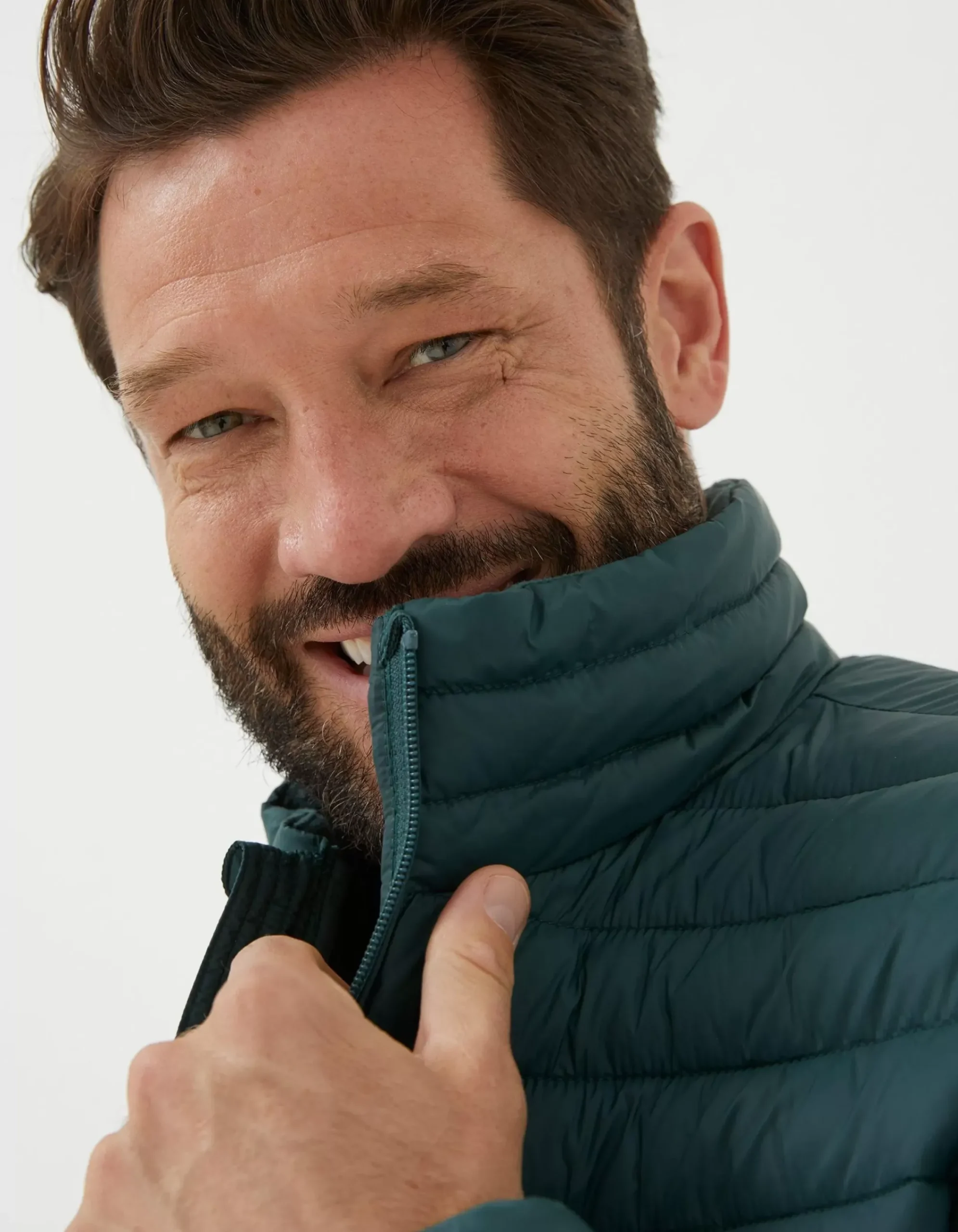FatFace Dartmouth Puffer Jacket Emerald Green Best