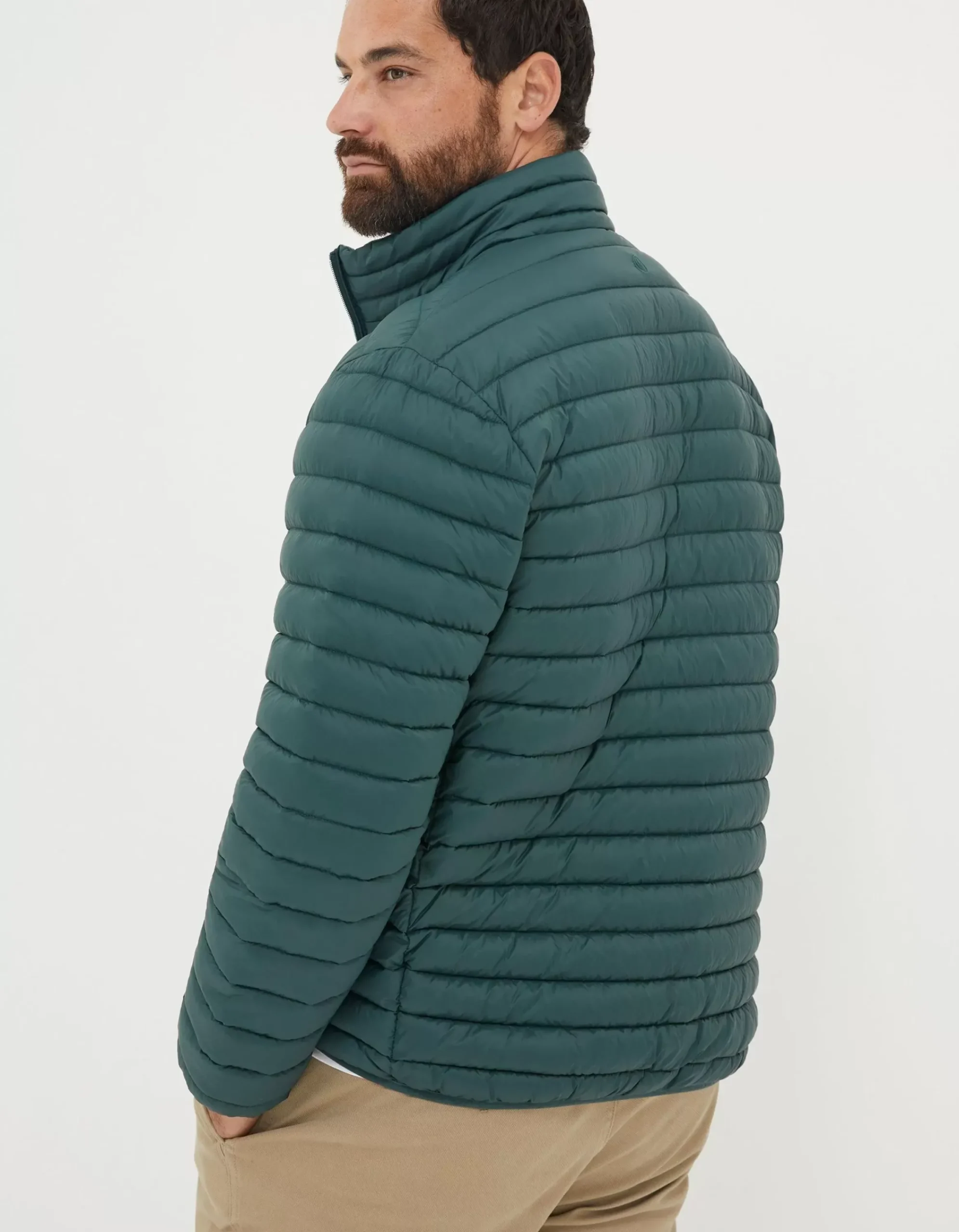 FatFace Dartmouth Puffer Jacket Emerald Green Best
