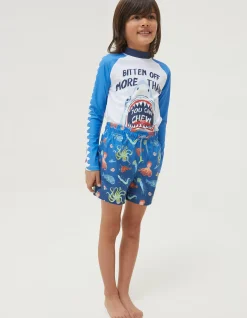 FatFace Deep Sea Boardies Navy Hot