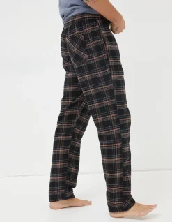 FatFace Dundee Check Pyjama Bottoms Black Best