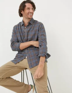 FatFace Earley Check Shirt Grey