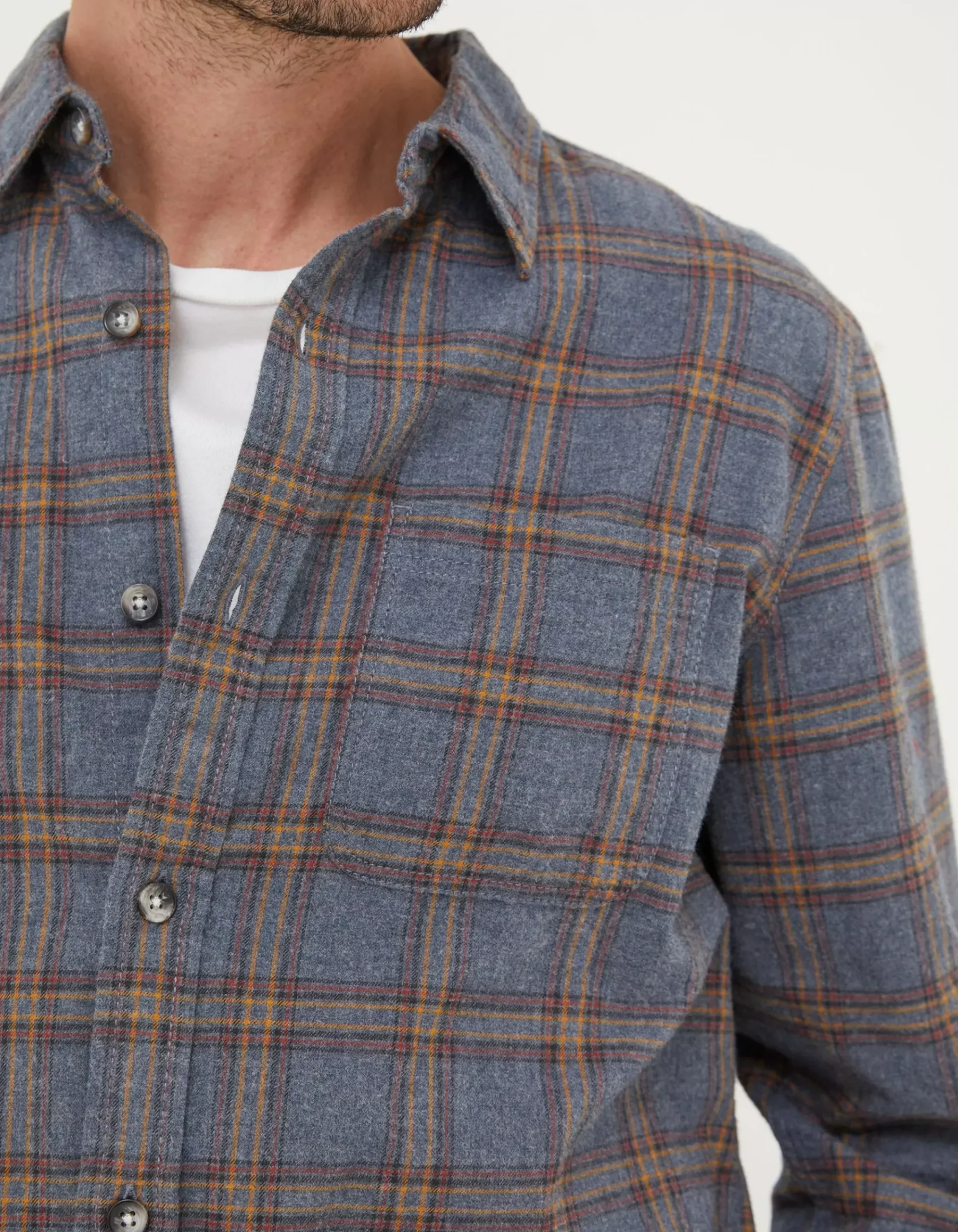 FatFace Earley Check Shirt Grey