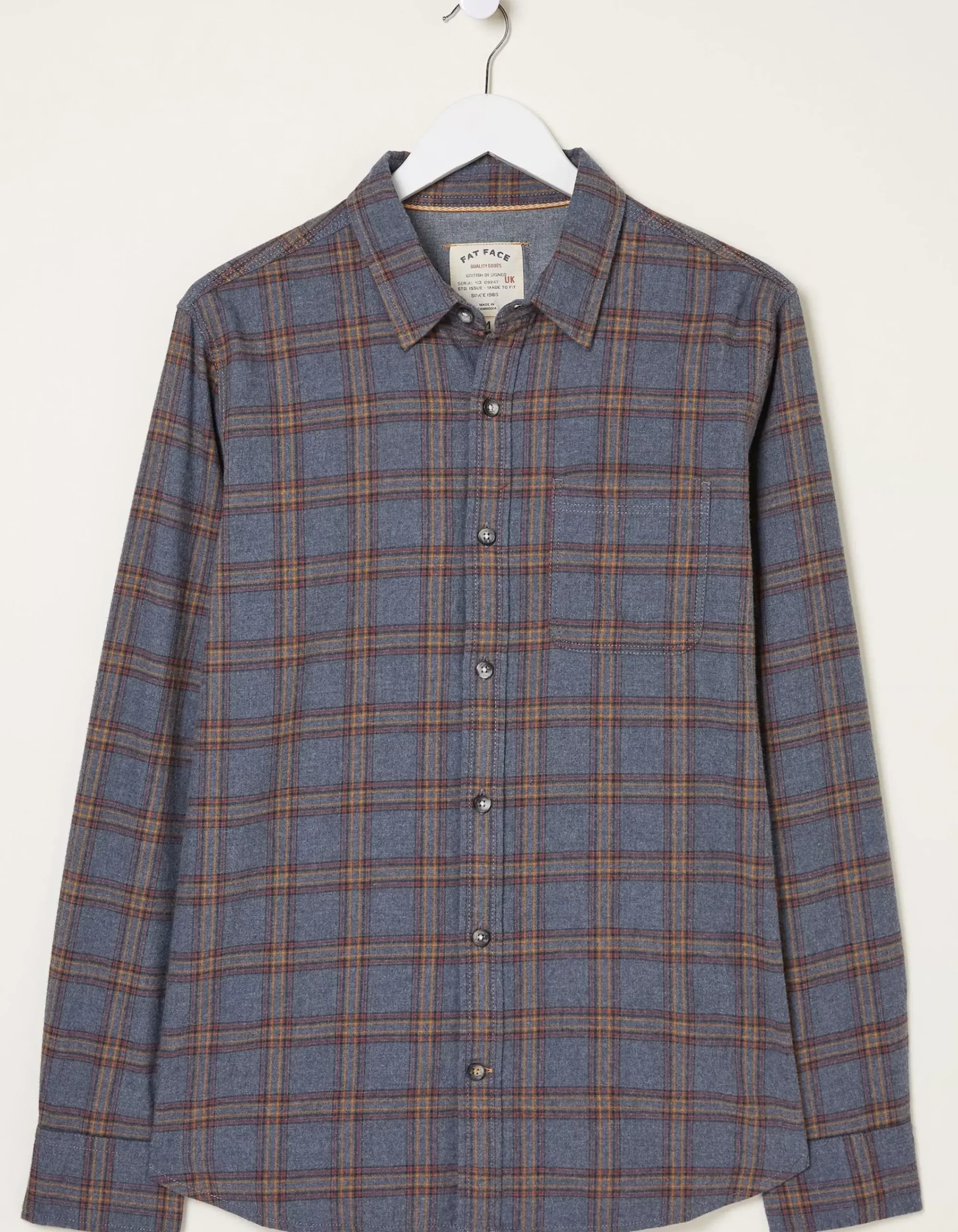 FatFace Earley Check Shirt Grey