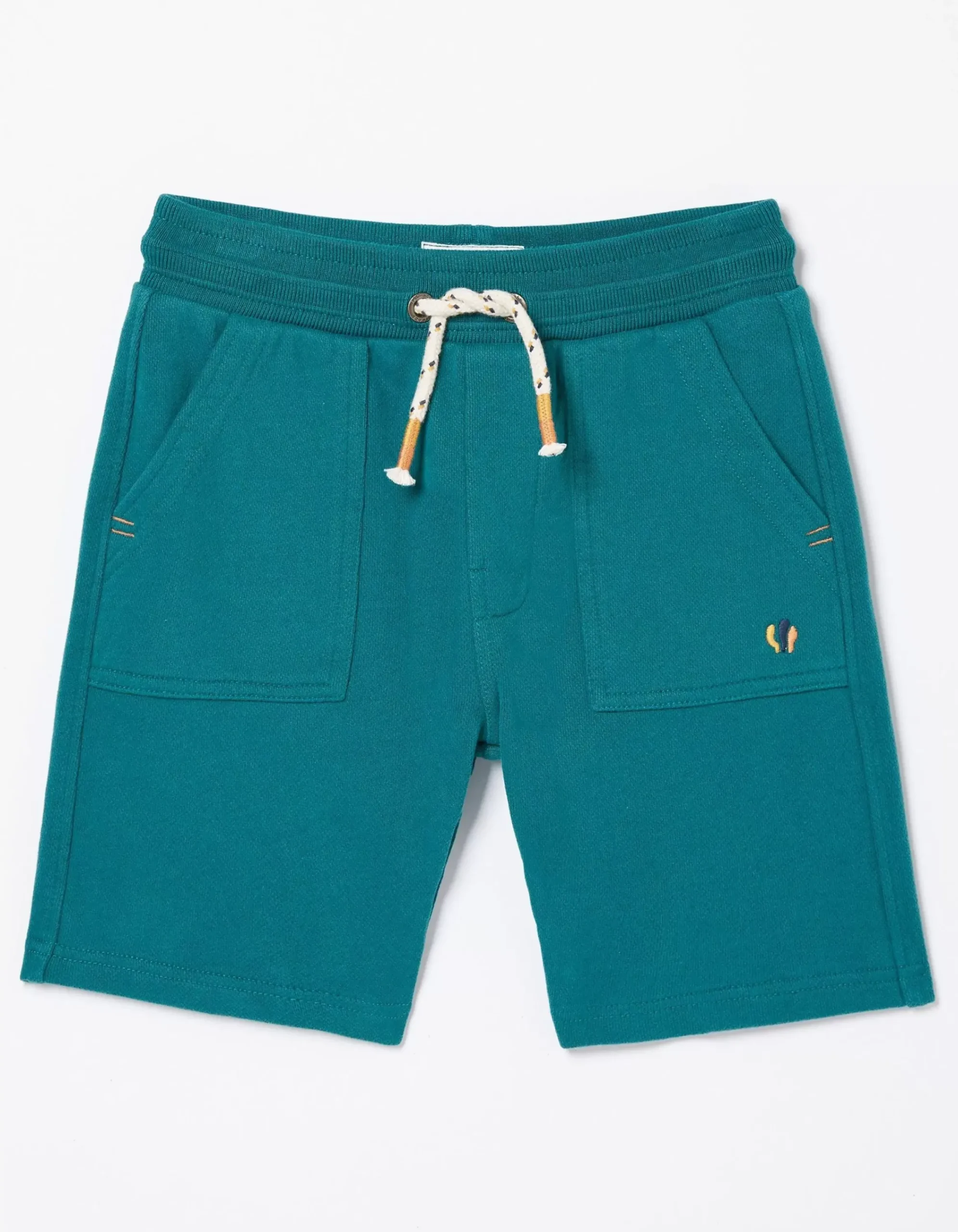 FatFace Eddie Sweat Shorts Teal Green Clearance