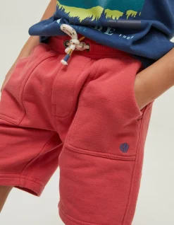 FatFace Eddie Sweat Shorts Red Online