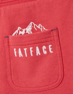FatFace Eddie Sweat Shorts Red Online