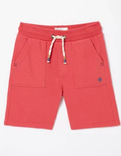 FatFace Eddie Sweat Shorts Red Online
