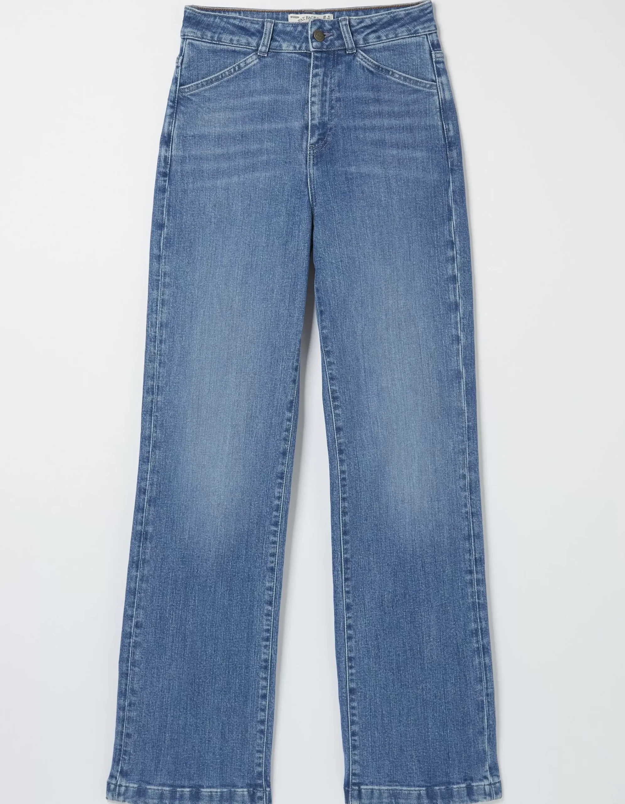 FatFace Elise Wide Leg Comfort Stretch Jeans Vintagepale New