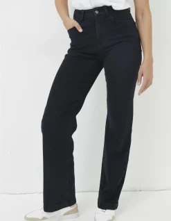 FatFace Elise Wide Leg Jeans Dark Blue Hot