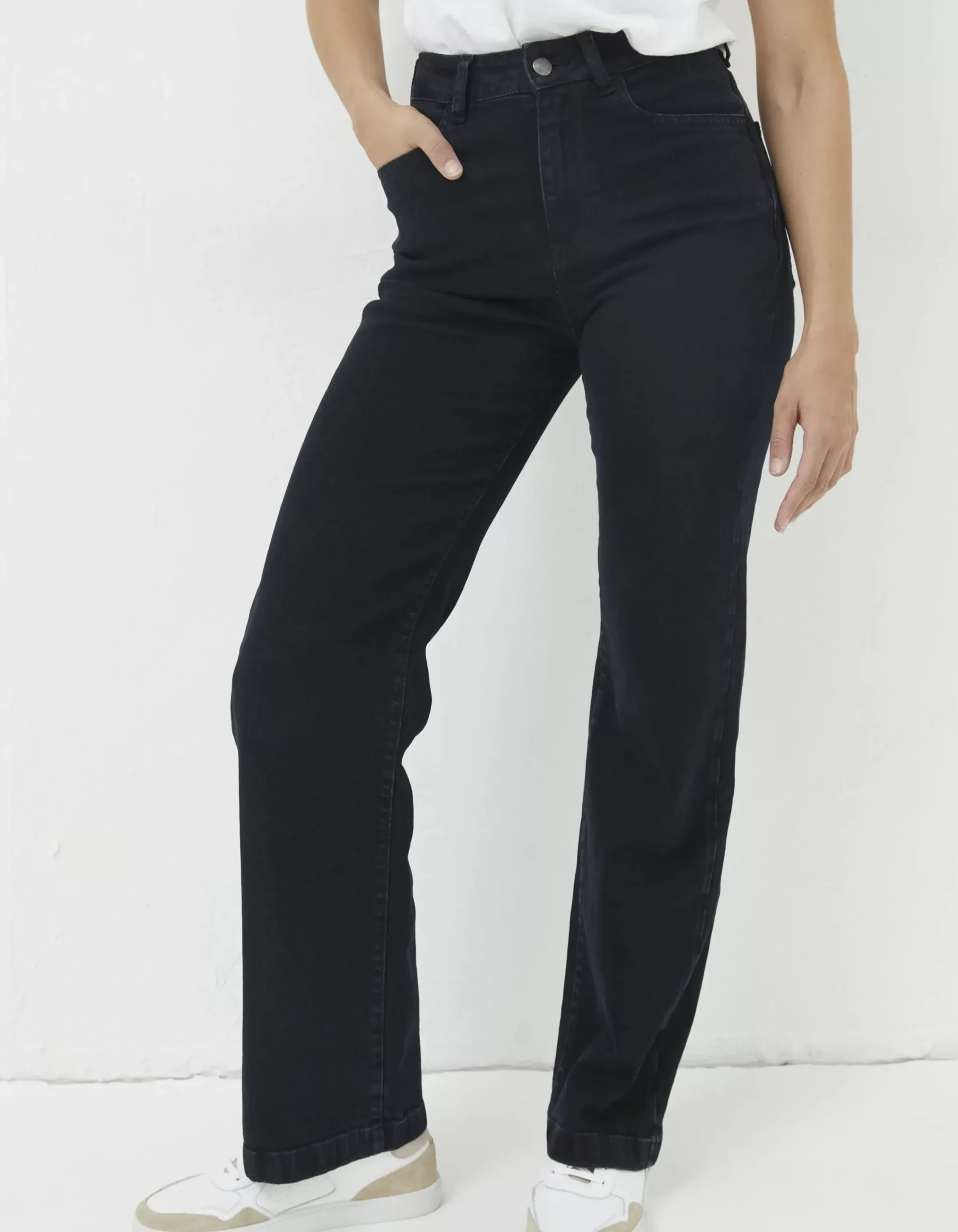 FatFace Elise Wide Leg Jeans Dark Blue Hot