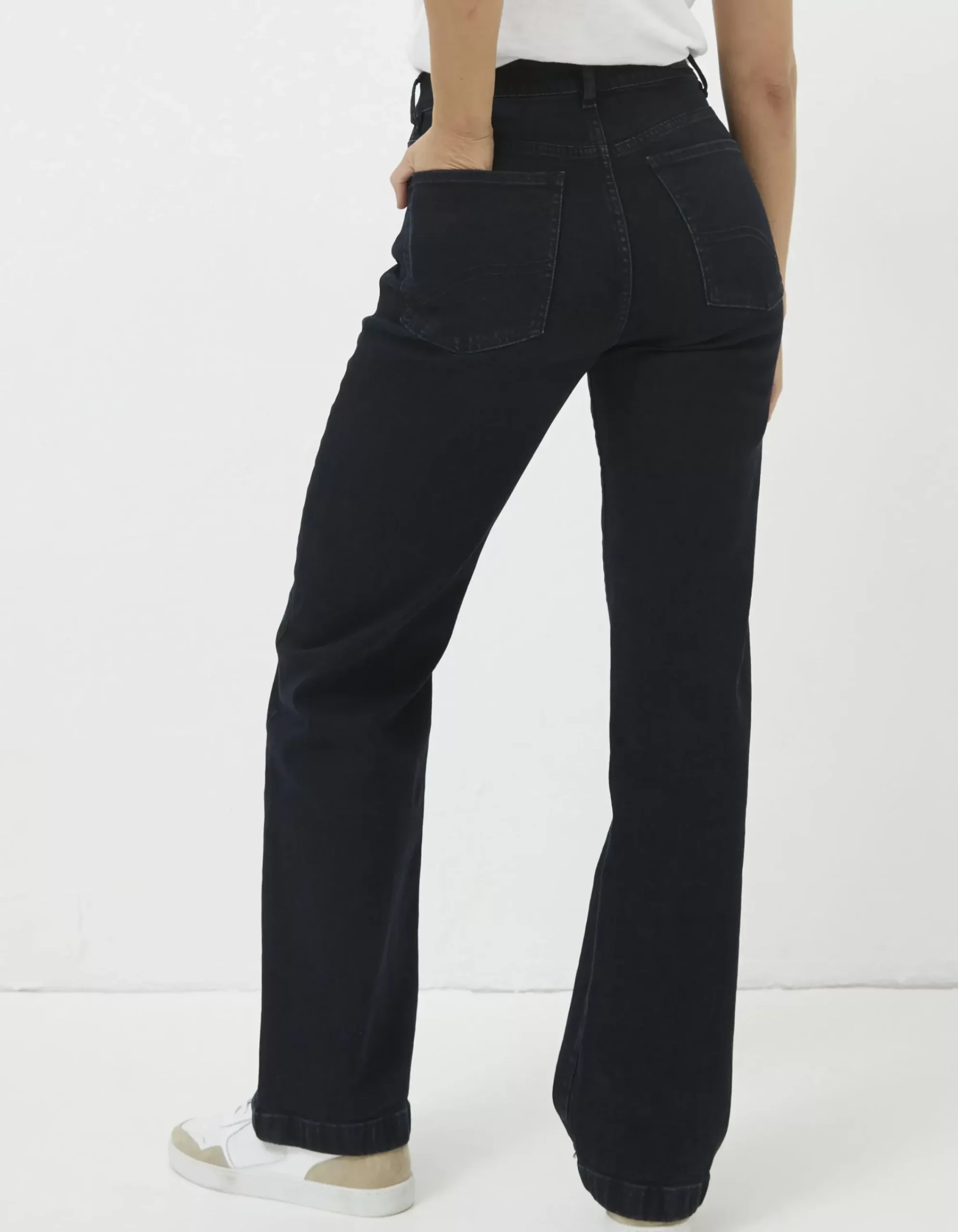 FatFace Elise Wide Leg Jeans Dark Blue Hot