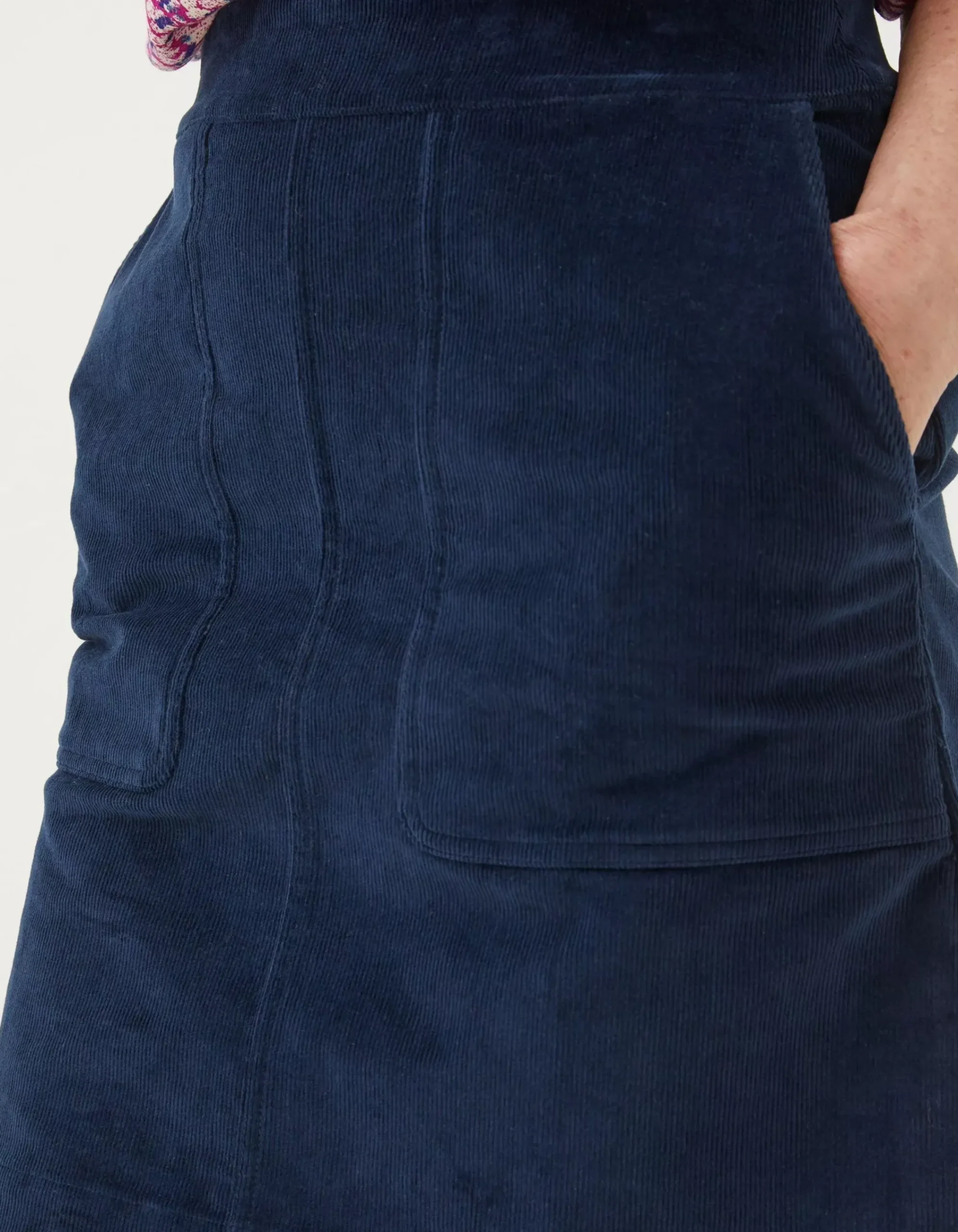 FatFace Eliza Cord Skirt Navy Discount