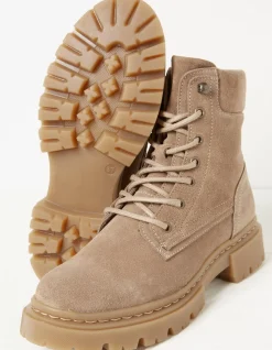 FatFace Eliza Suede Ankle Worker Boot Stone