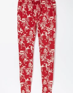 FatFace Ellie Forest Scapes Legging Cherry Red Sale