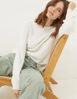 FatFace Ellie Jumper Ivory Hot