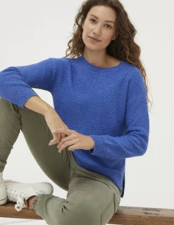FatFace Ellie Jumper Cobalt Blue Discount