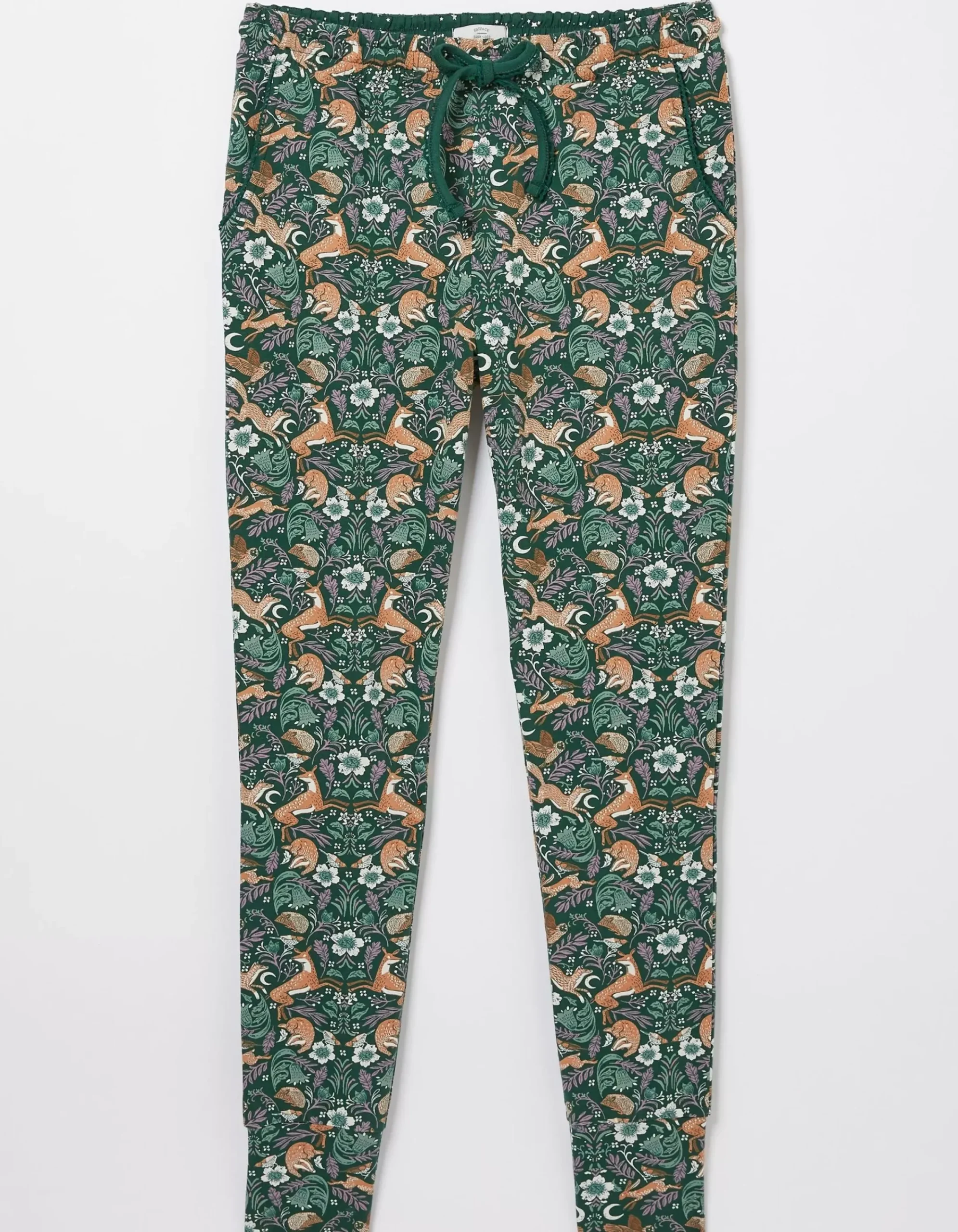 FatFace Ellie Lino Fox Legging Dark Teal New