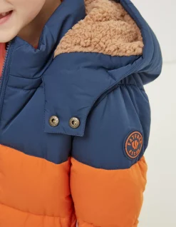 FatFace Ellis Padded Jacket Orange Outlet