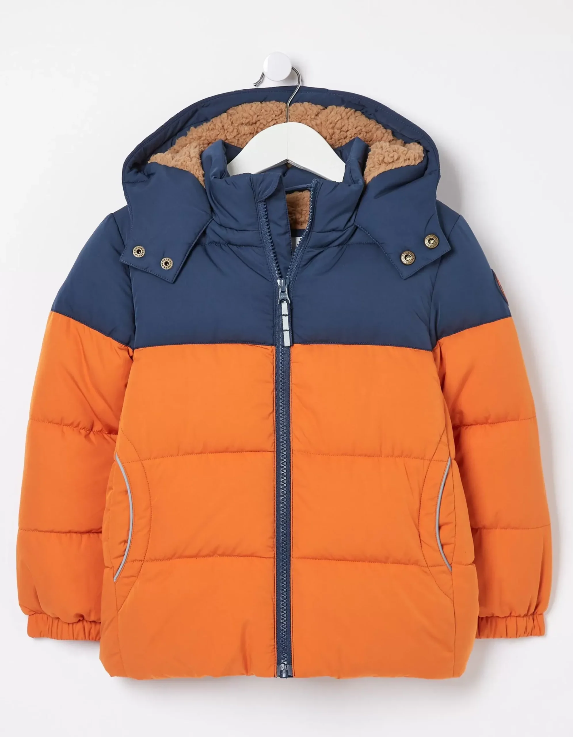 FatFace Ellis Padded Jacket Orange Outlet