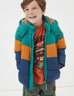 FatFace Ellis Padded Jacket Jade Green Sale
