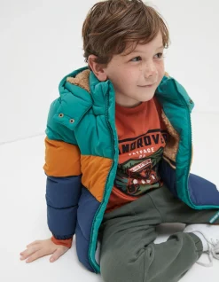 FatFace Ellis Padded Jacket Jade Green Sale