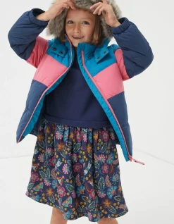 FatFace Elsie Padded Jacket Teal Green Discount