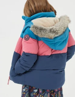 FatFace Elsie Padded Jacket Teal Green Discount