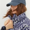 FatFace Embroidered Sun Cap Chambray Blue Outlet