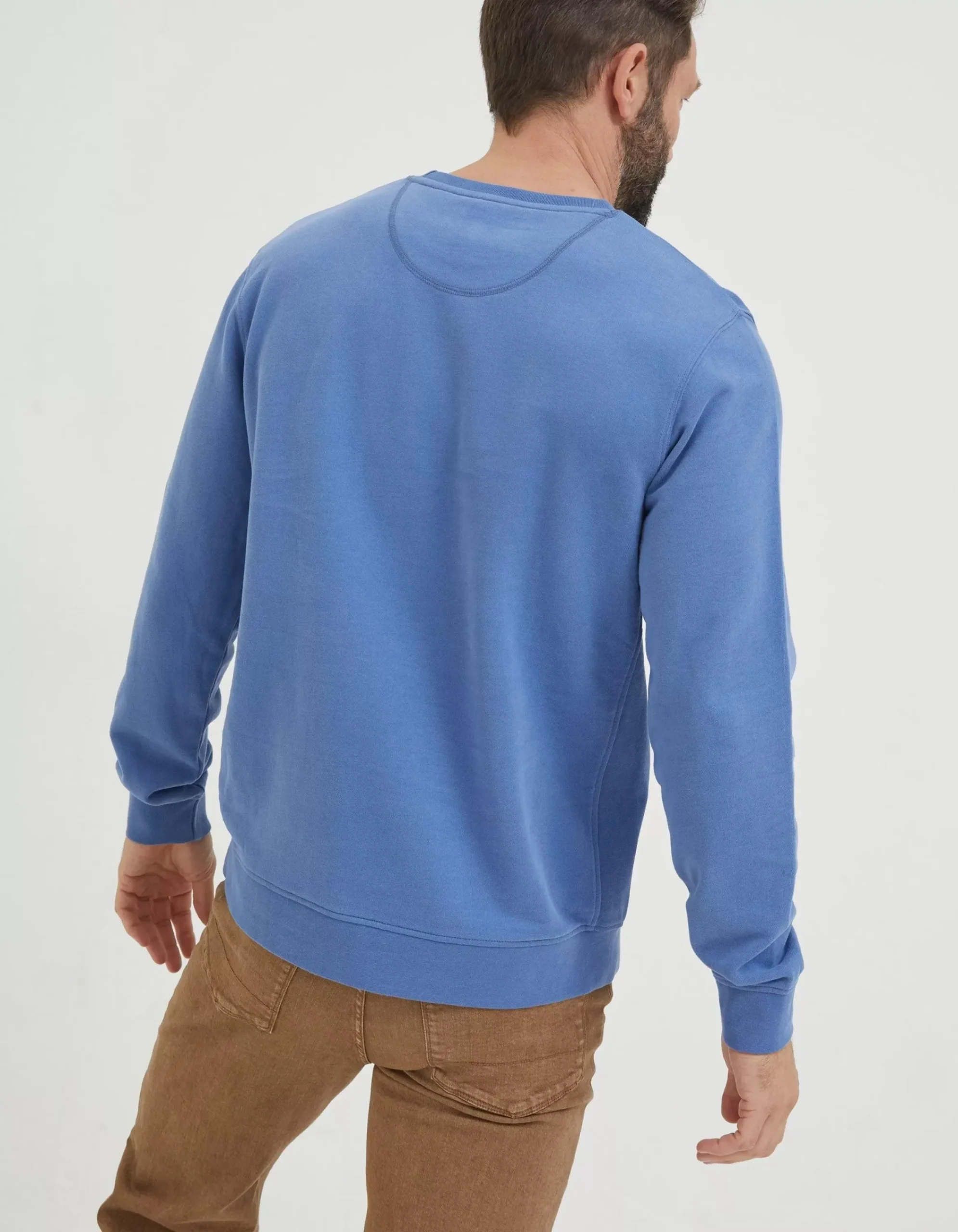 FatFace Emsworth Crew Neck Sweatshirt Cobalt Blue Online