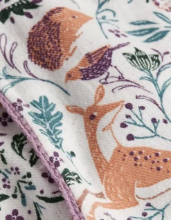 FatFace Eva Lino Animals Pyjama Bottoms Ivory