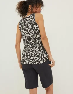 FatFace Falmouth Bermuda Chino Shorts Black Discount